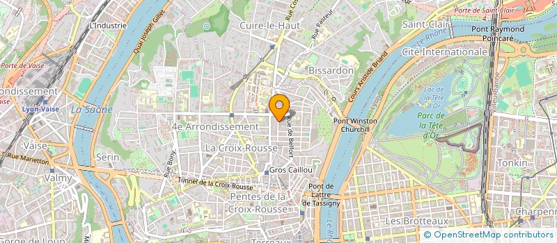 localisation de l'entreprise SCI TERRE MER  LYON