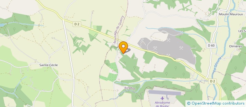 localisation de l'entreprise SCI TERRE NEGRE  BELVEZE