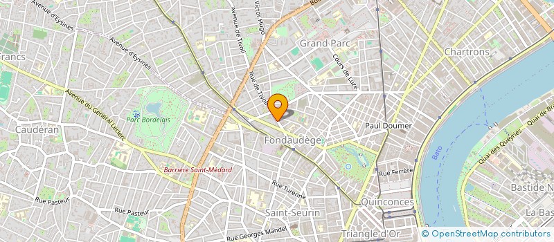 localisation de l'entreprise SCI TERRE NEUVE  BORDEAUX