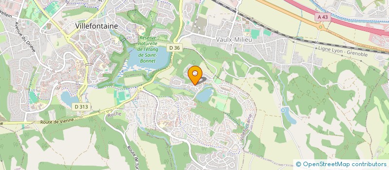 localisation de l'entreprise SCI TERRE NEUVE  VILLEFONTAINE