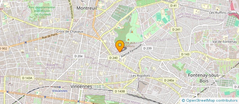 localisation de l'entreprise SCI TERRE NEUVE à FONTENAY-SOUS-BOIS