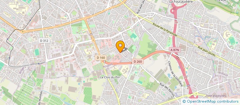 localisation de l'entreprise SCI TERRE-NEUVE à ANGERS