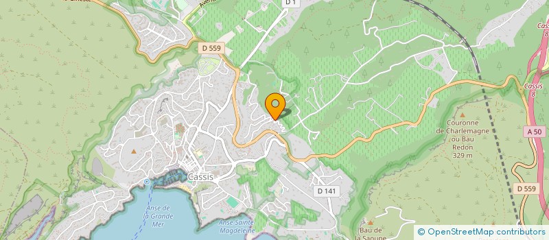 localisation de l'entreprise SCI TERRE SALEE à CASSIS