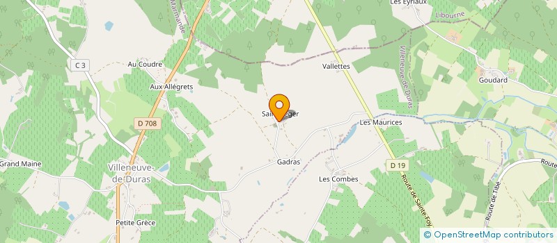 localisation de l'entreprise SCI TERRE VIEILLE  VILLENEUVE-DE-DURAS