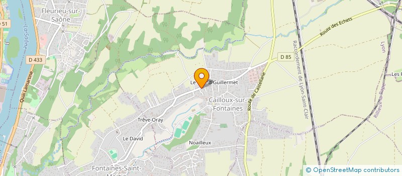 localisation de l'entreprise SCI TERRE ZINC  CAILLOUX-SUR-FONTAINES