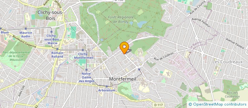 localisation de l'entreprise SCI TERRENCE à MONTFERMEIL