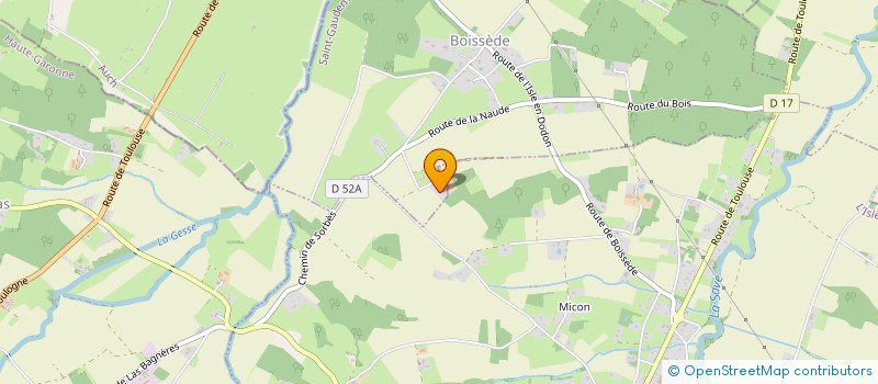 localisation de l'entreprise SCI TERRENQ HOME  BOISSEDE