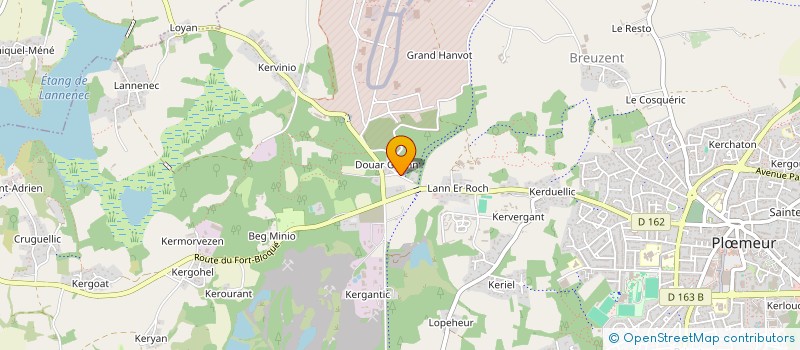 localisation de l'entreprise SCI TERRES BLANCHES à PLOEMEUR