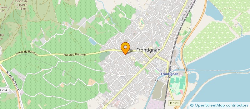 localisation de l'entreprise SCI TERRES BLANCHES à FRONTIGNAN