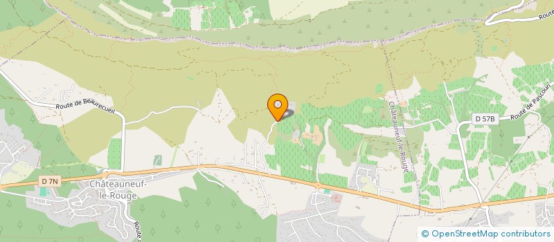 localisation de l'entreprise SCI TERRES D'OCRE  CHATEAUNEUF-LE-ROUGE