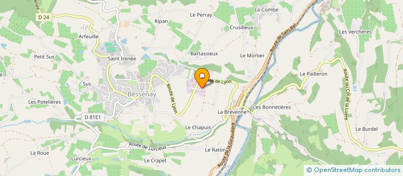 localisation de l'entreprise SCI TERRES DE GONICHON  BESSENAY