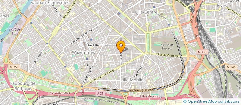 localisation de l'entreprise SCI TERRES DES FLANDRES à LILLE