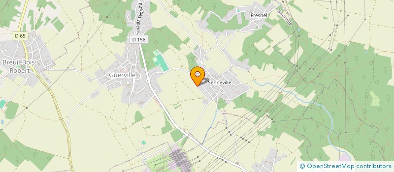 localisation de l'entreprise SCI TERRES DU CALVADOS  GUERVILLE