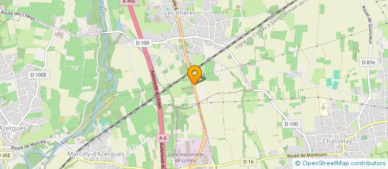 localisation de l'entreprise SCI TERRES DU SUD  LES CHERES