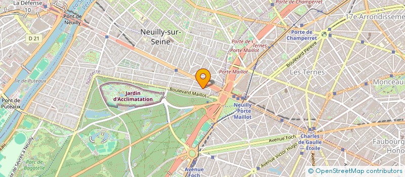 localisation de l'entreprise SCI TERRES & PATRIMOINE à NEUILLY-SUR-SEINE
