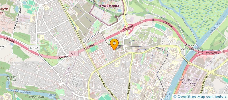 localisation de l'entreprise SCI TERRIEN NGUYEN à ANGERS
