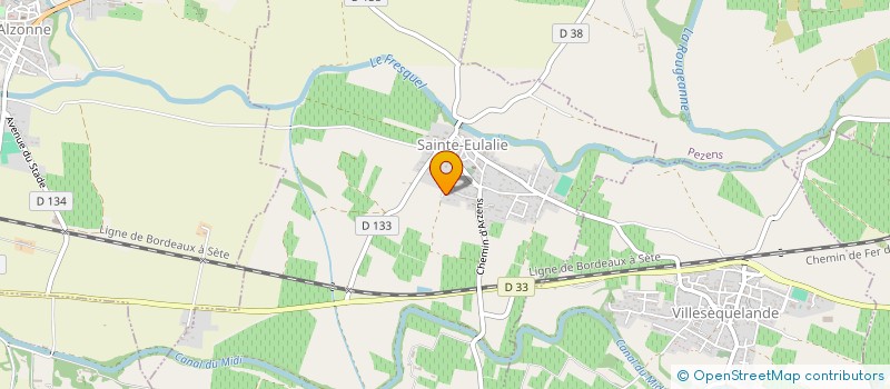 localisation de l'entreprise SCI TERRIMMOTOPIA à SAINTE EULALIE