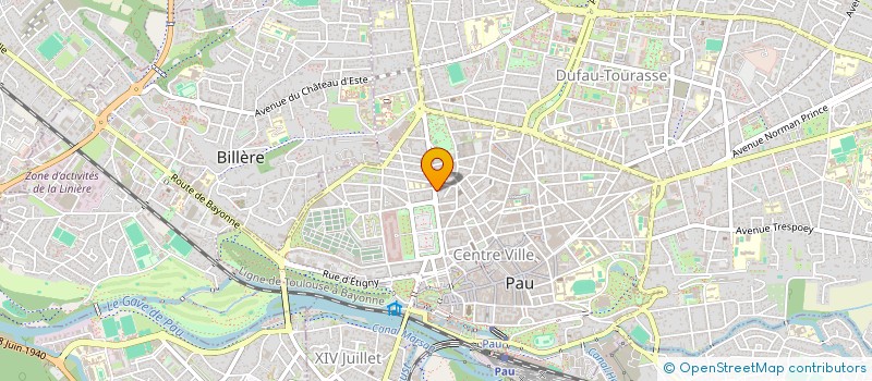 localisation de l'entreprise SCI TERRISSE à PAU