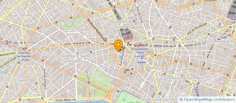 localisation de l'entreprise SCI TERRITOIRE ANJOU IMMOBILIER  PARIS