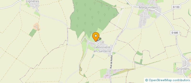 localisation de l'entreprise SCI TERRITOIRE ET PROJET à GUERBIGNY