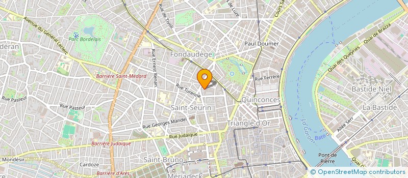 localisation de l'entreprise SCI TERROINE & CO  BORDEAUX