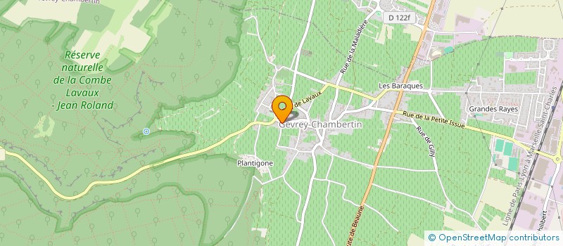 localisation de l'entreprise SCI TERROIR DE GEVREY-CHAMBERTIN  GEVREY-CHAMBERTIN