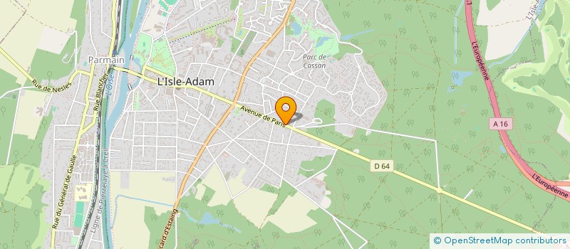 localisation de l'entreprise SCI TERROIR DE LA PLAINE  L'ISLE-ADAM