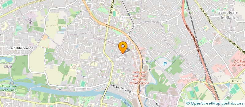 localisation de l'entreprise SCI TERROIRS DEVELOPPEMENTS à ORLEANS