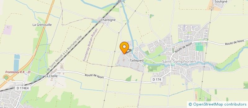 localisation de l'entreprise SCI TERROSO  SAINT-SYMPHORIEN