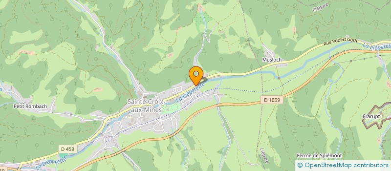 localisation de l'entreprise SCI TERSER KRIS  SAINTE-CROIX-AUX-MINES