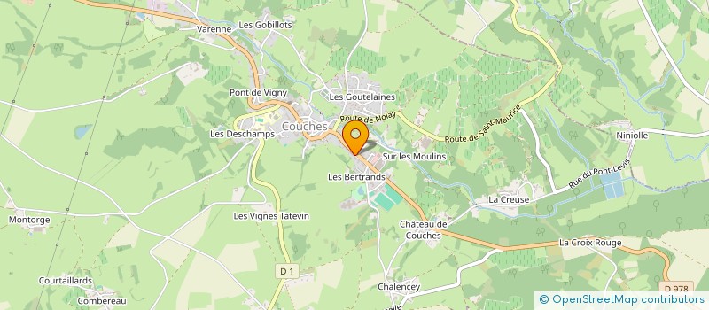 localisation de l'entreprise SCI TERTIAL  COUCHES