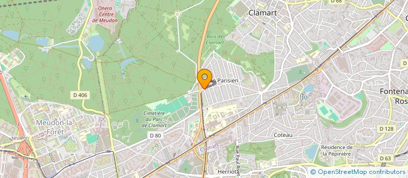 localisation de l'entreprise SCI TERTIUS  CLAMART