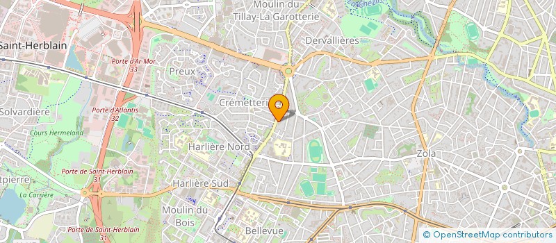 localisation de l'entreprise SCI TERTRE I à NANTES