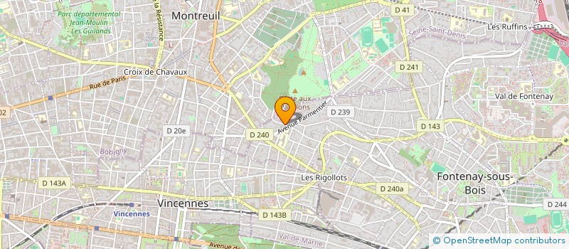 localisation de l'entreprise SCI TERTRE-MARCHESE à FONTENAY-SOUS-BOIS
