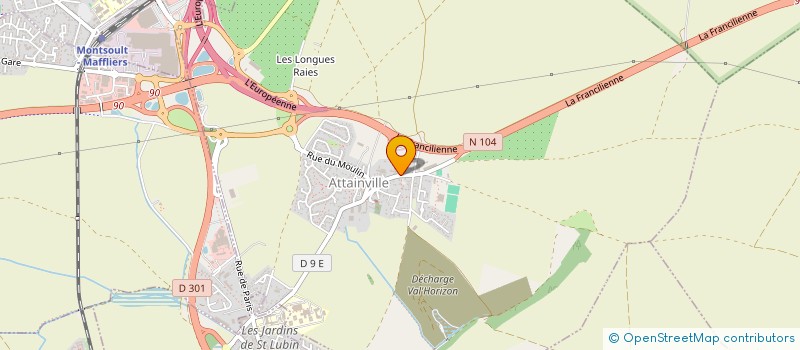 localisation de l'entreprise SCI TERTRE REGNIER  ATTAINVILLE