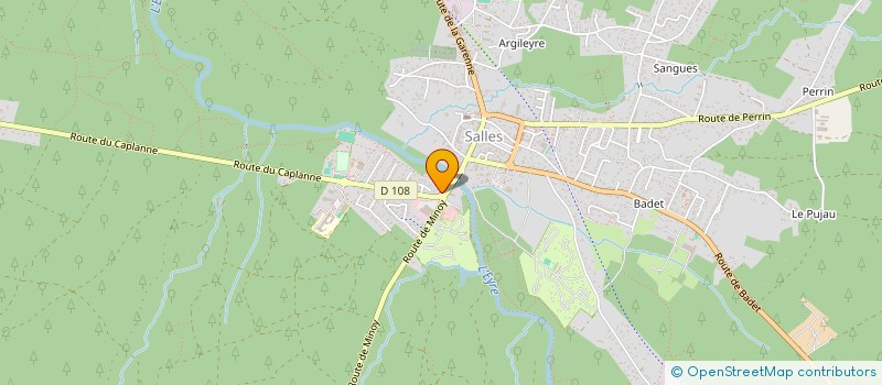 localisation de l'entreprise SCI TERVETULOA  SALLES