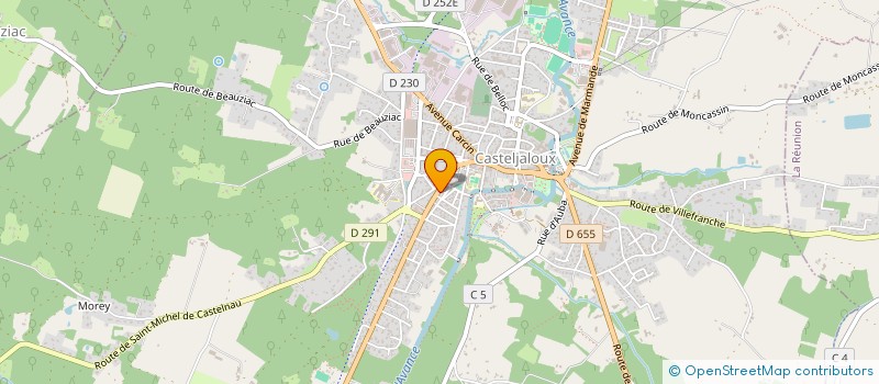 localisation de l'entreprise SCI TERZETTO  CASTELJALOUX