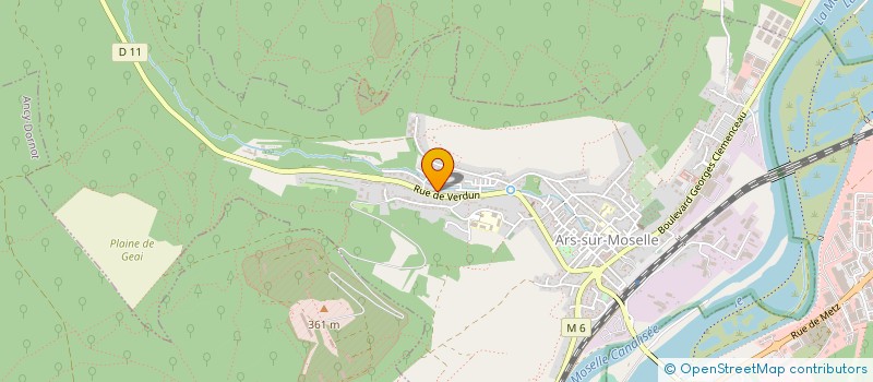 localisation de l'entreprise SCI TES  VERNEVILLE