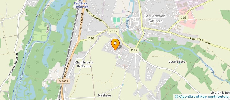 localisation de l'entreprise SCI TESENCO à AMILLY