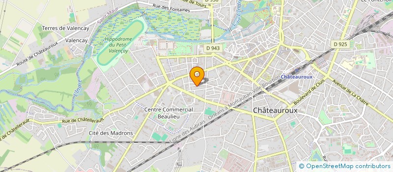 localisation de l'entreprise SCI TESES à CHATEAUROUX