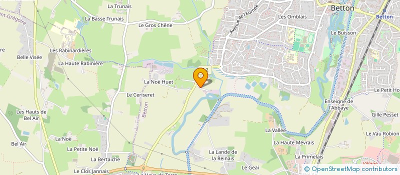 localisation de l'entreprise SCI TESHOUVAH  BETTON