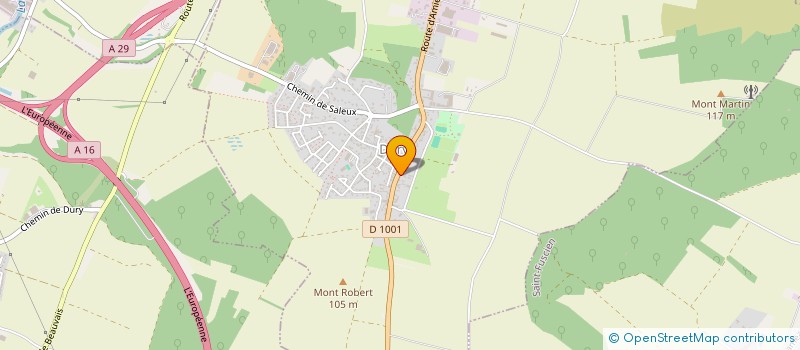 localisation de l'entreprise SCI TESIREVE  DURY