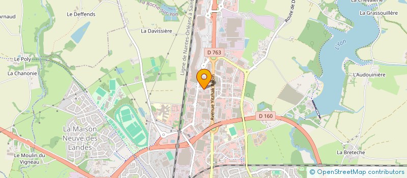 localisation de l'entreprise SCI TESS  LA ROCHE-SUR-YON