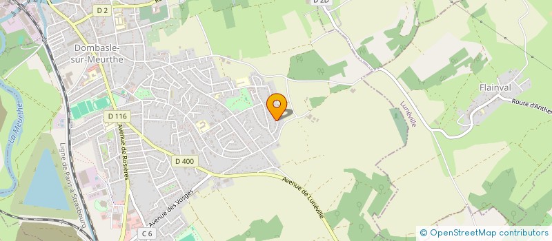 localisation de l'entreprise SCI TESS  DOMBASLE-SUR-MEURTHE