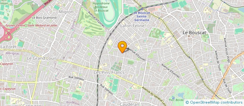 localisation de l'entreprise SCI TESS  BORDEAUX