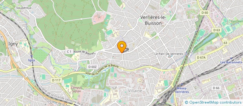 localisation de l'entreprise SCI TESS IMMO à VERRIERES-LE-BUISSON