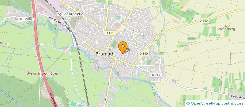 localisation de l'entreprise SCI TESSA  BRUMATH