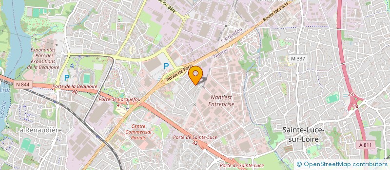 localisation de l'entreprise SCI TESSA  NANTES