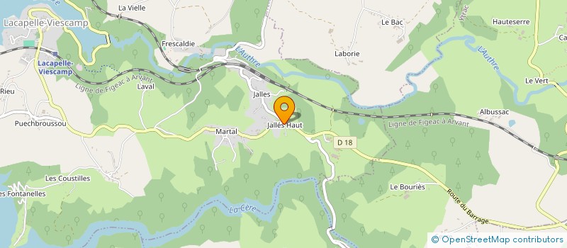 localisation de l'entreprise SCI TESSAIRE à LACAPELLE-VIESCAMP