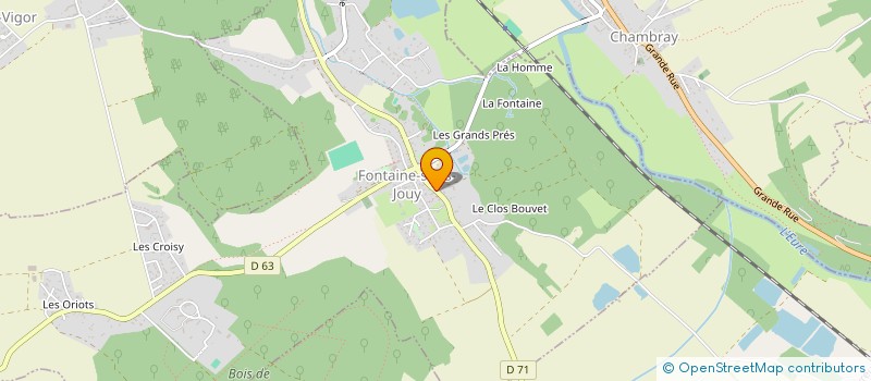 localisation de l'entreprise SCI TESSERA SPITIA  FONTAINE-SOUS-JOUY